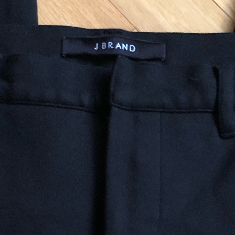 EUC J Brand Black Straight Leg Trousers